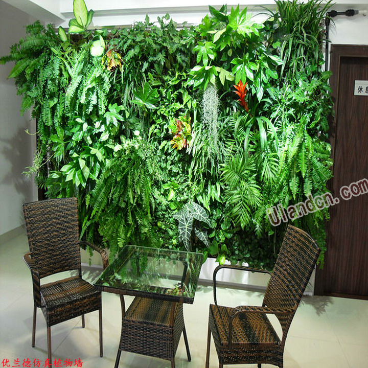 室內仿真植物墻